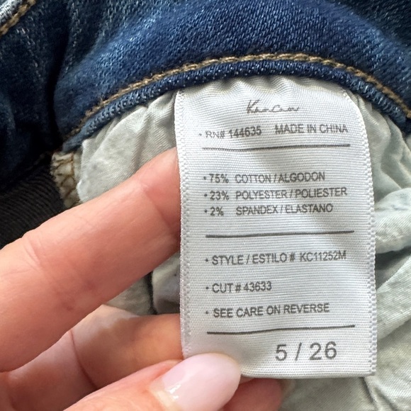 KanCan Women's Slim Straight Leg Jeans - Classic Blue - Picture 5 of 15